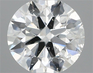 Picture of Natural Diamond 0.40 Carats, Round with Excellent Cut, H Color, SI2 Clarity and Certified by IGI