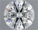 Natural Diamond 0.51 Carats, Round with Excellent Cut, I Color, SI2 Clarity and Certified by IGI