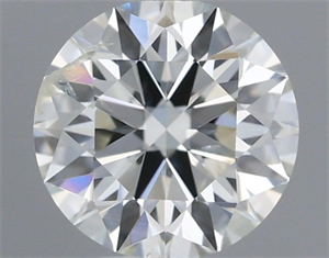 Picture of Natural Diamond 0.51 Carats, Round with Excellent Cut, I Color, SI2 Clarity and Certified by IGI