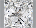 Natural Diamond 2.01 Carats, Princess with  Cut, G Color, I1 Clarity and Certified by IGI