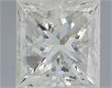 Diamante Natural 1.00 quilates, Princesa , Color J, claridad I1 y certificado IGI