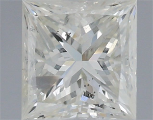 Foto Diamante Natural 1.00 quilates, Princesa , Color J, claridad I1 y certificado IGI de