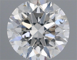 Picture of Natural Diamond 0.50 Carats, Round with Excellent Cut, I Color, SI2 Clarity and Certified by IGI