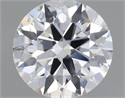Natural Diamond 0.70 Carats, Round with Excellent Cut, D Color, I1 Clarity and Certified by GIA