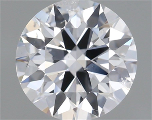 Picture of Natural Diamond 0.70 Carats, Round with Excellent Cut, D Color, I1 Clarity and Certified by GIA