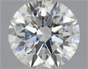 Natural Diamond 0.71 Carats, Round with Excellent Cut, J Color, SI1 Clarity and Certified by GIA