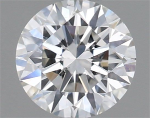 Picture of Natural Diamond 0.40 Carats, Round with Excellent Cut, G Color, SI1 Clarity and Certified by GIA