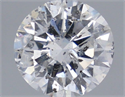 Natural Diamond 0.96 Carats, Round with Very Good Cut, F Color, I1 Clarity and Certified by IGI