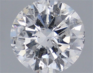 Picture of Natural Diamond 0.96 Carats, Round with Very Good Cut, F Color, I1 Clarity and Certified by IGI