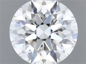 Picture of Natural Diamond 0.41 Carats, Round with Excellent Cut, F Color, SI2 Clarity and Certified by GIA