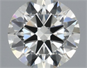 Natural Diamond 0.40 Carats, Round with Excellent Cut, I Color, VS1 Clarity and Certified by IGI