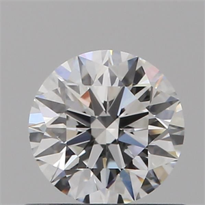 Picture of Natural Diamond 0.54 Carats, Round with Excellent Cut, E Color, VS2 Clarity and Certified by GIA