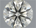 Natural Diamond 0.80 Carats, Round with Excellent Cut, L Color, VS2 Clarity and Certified by IGI