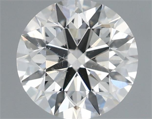 Picture of Natural Diamond 0.90 Carats, Round with Excellent Cut, K Color, SI2 Clarity and Certified by GIA