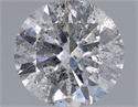 Natural Diamond 0.92 Carats, Round with Excellent Cut, G Color, I1 Clarity and Certified by IGI