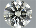 Diamante Natural 1.51 quilates, Redondo , Color N, claridad SI1 y certificado IGI