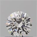 Natural Diamond 0.40 Carats, Round with Excellent Cut, E Color, I1 Clarity and Certified by GIA