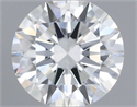 Natural Diamond 0.70 Carats, Round with Excellent Cut, H Color, VVS2 Clarity and Certified by GIA