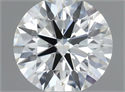 Natural Diamond 0.80 Carats, Round with Excellent Cut, K Color, VVS1 Clarity and Certified by GIA