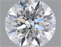 Natural Diamond 0.45 Carats, Round with Excellent Cut, D Color, VVS1 Clarity and Certified by GIA