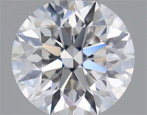 Picture of Natural Diamond 0.45 Carats, Round with Excellent Cut, D Color, VVS1 Clarity and Certified by GIA