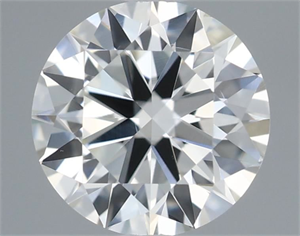 Picture of Natural Diamond 0.50 Carats, Round with Excellent Cut, I Color, VS2 Clarity and Certified by IGI