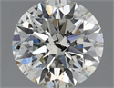 Natural Diamond 1.00 Carats, Round with Excellent Cut, I Color, I1 Clarity and Certified by IGI