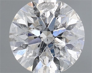 Picture of Natural Diamond 0.41 Carats, Round with Excellent Cut, F Color, I1 Clarity and Certified by GIA