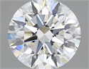 Natural Diamond 1.01 Carats, Round with Excellent Cut, I Color, SI1 Clarity and Certified by GIA
