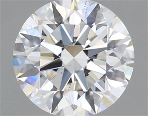 Picture of Natural Diamond 1.01 Carats, Round with Excellent Cut, I Color, SI1 Clarity and Certified by GIA