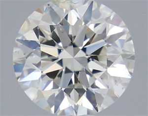Picture of Natural Diamond 0.40 Carats, Round with Excellent Cut, H Color, SI2 Clarity and Certified by IGI