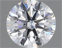 Natural Diamond 1.21 Carats, Round with Excellent Cut, D Color, VVS1 Clarity and Certified by GIA