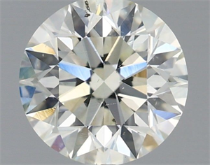 Picture of Natural Diamond 1.00 Carats, Round with Excellent Cut, L Color, SI1 Clarity and Certified by GIA