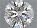 Natural Diamond 0.41 Carats, Round with Excellent Cut, I Color, SI2 Clarity and Certified by IGI