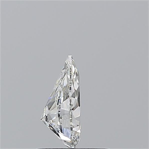 Picture of Natural Diamond 0.52 Carats, Pear with  Cut, G Color, VVS1 Clarity and Certified by IGI
