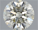 Natural Diamond 0.40 Carats, Round with Excellent Cut, K Color, SI1 Clarity and Certified by IGI