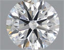 Diamante Natural 0.44 quilates, Redondo , Color H, claridad SI1 y certificado GIA