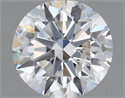 Natural Diamond 0.40 Carats, Round with Very Good Cut, F Color, I1 Clarity and Certified by GIA
