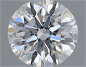 Natural Diamond 0.59 Carats, Round with Excellent Cut, E Color, I1 Clarity and Certified by GIA