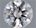 Natural Diamond 0.59 Carats, Round with Excellent Cut, G Color, I1 Clarity and Certified by GIA