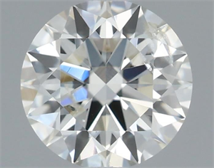 Picture of Natural Diamond 0.50 Carats, Round with Excellent Cut, I Color, SI2 Clarity and Certified by IGI