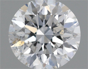 Picture of Natural Diamond 0.70 Carats, Round with Very Good Cut, E Color, I1 Clarity and Certified by GIA