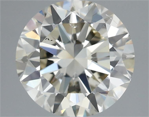 Foto Diamante Natural 1.50 quilates, Redondo , Color L, claridad SI1 y certificado IGI de