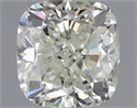 Natural Diamond 0.97 Carats, Cushion with  Cut, I Color, SI2 Clarity and Certified by IGI