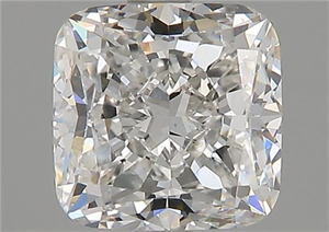 Foto Diamante Natural 1.58 quilates, Del cojín , Color F, claridad VS2 y certificado GIA de