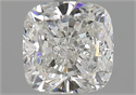 Natural Diamond 1.52 Carats, Cushion with  Cut, G Color, SI2 Clarity and Certified by GIA