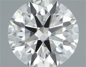 Picture of Natural Diamond 0.70 Carats, Round with Excellent Cut, K Color, VS2 Clarity and Certified by GIA
