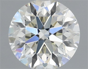 Picture of Natural Diamond 0.70 Carats, Round with Very Good Cut, K Color, VVS1 Clarity and Certified by GIA