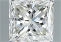 Natural Diamond 0.70 Carats, Princess with  Cut, K Color, VVS2 Clarity and Certified by GIA