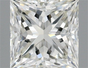 Picture of Natural Diamond 0.70 Carats, Princess with  Cut, K Color, VVS2 Clarity and Certified by GIA